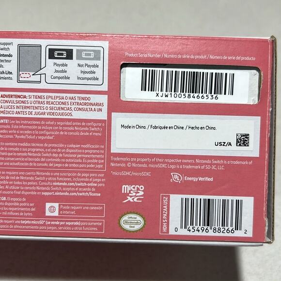Nintendo Switch Lite Coral Handheld Console - Picture 5 of 12